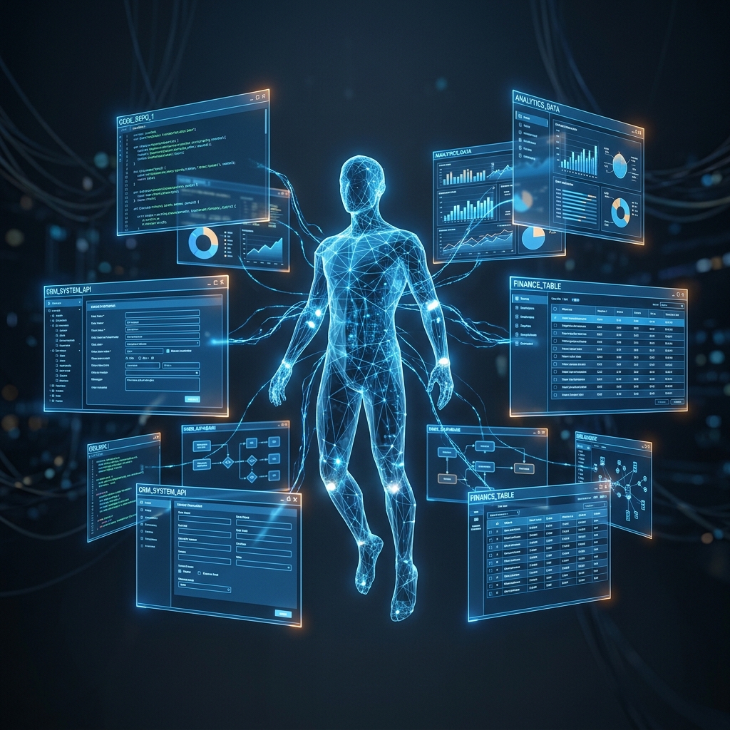 Agentic AI workflows — AI agents autonomously operating across applications